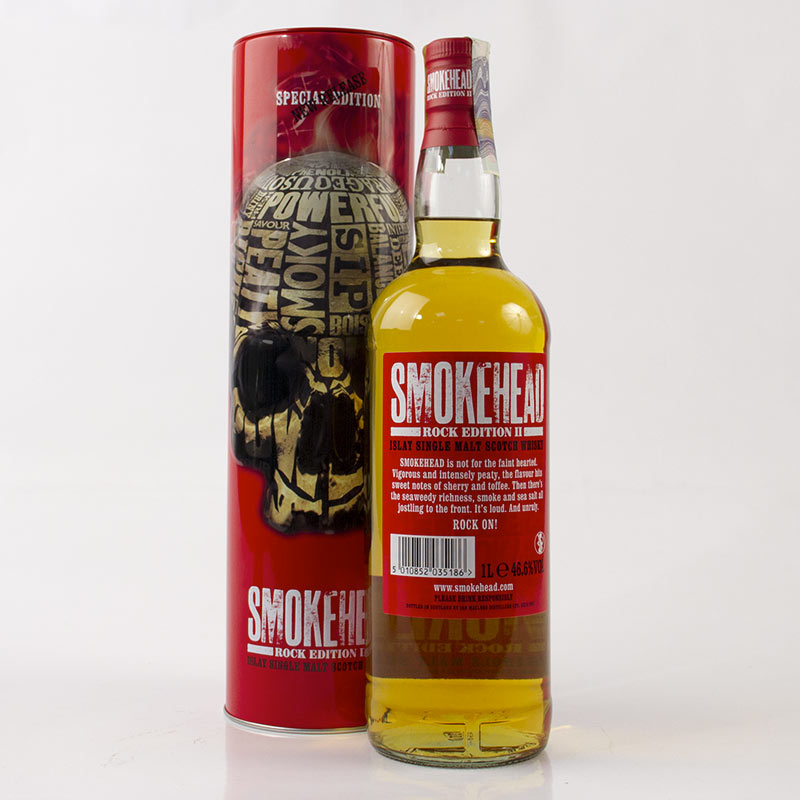 Smokehead Rock Edition 46,6% Tin - 1l