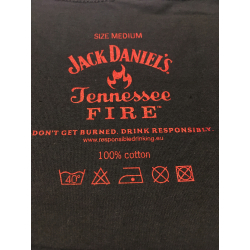 Originál dámské tílko Jack Daniel's Fire černé